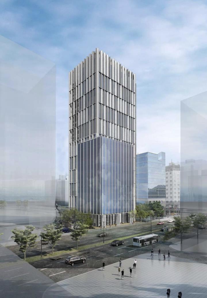 力麒建设将来将搬进松江总部大楼。图／力麒建设提供