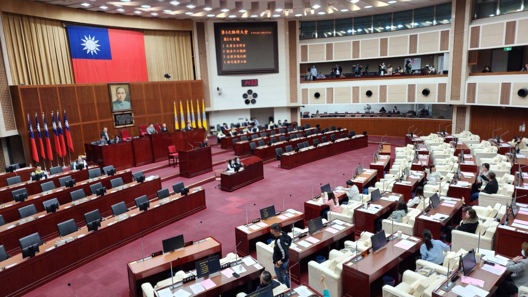 台北市议会下午召开定期大会。图／联合报系资料照片