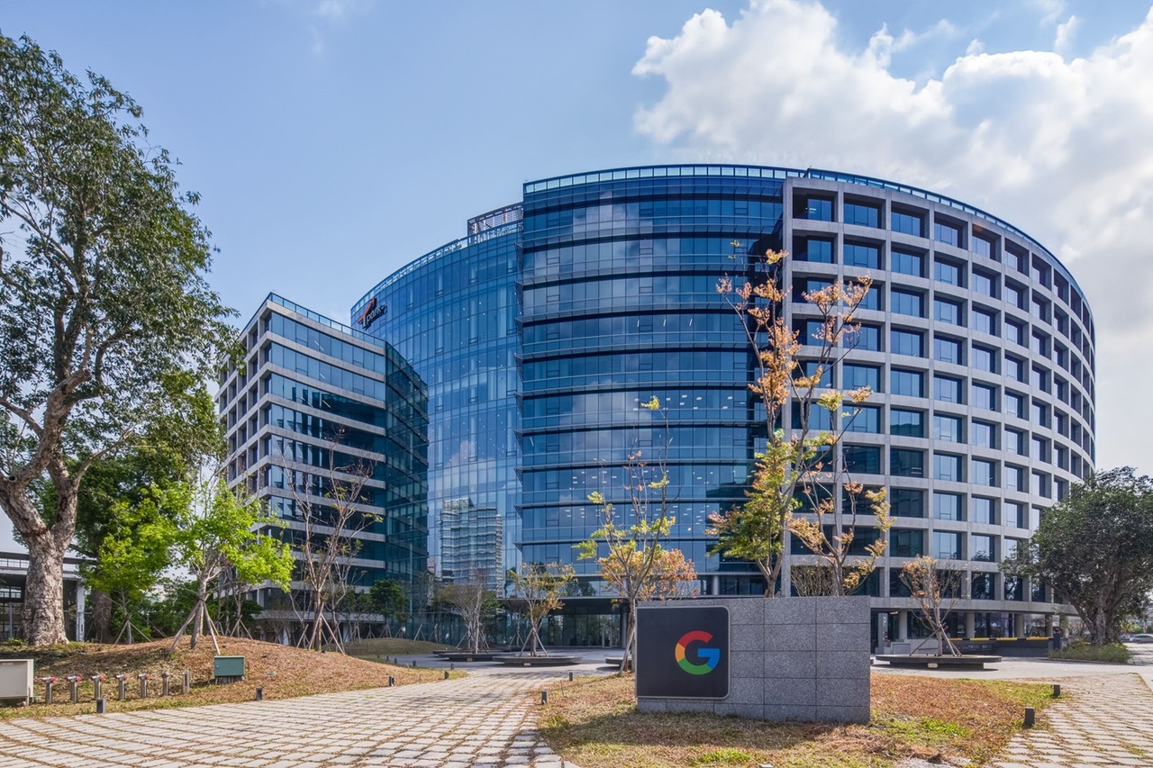 Google板桥第二办公大楼启用，图为外观。 图／Google台湾提供