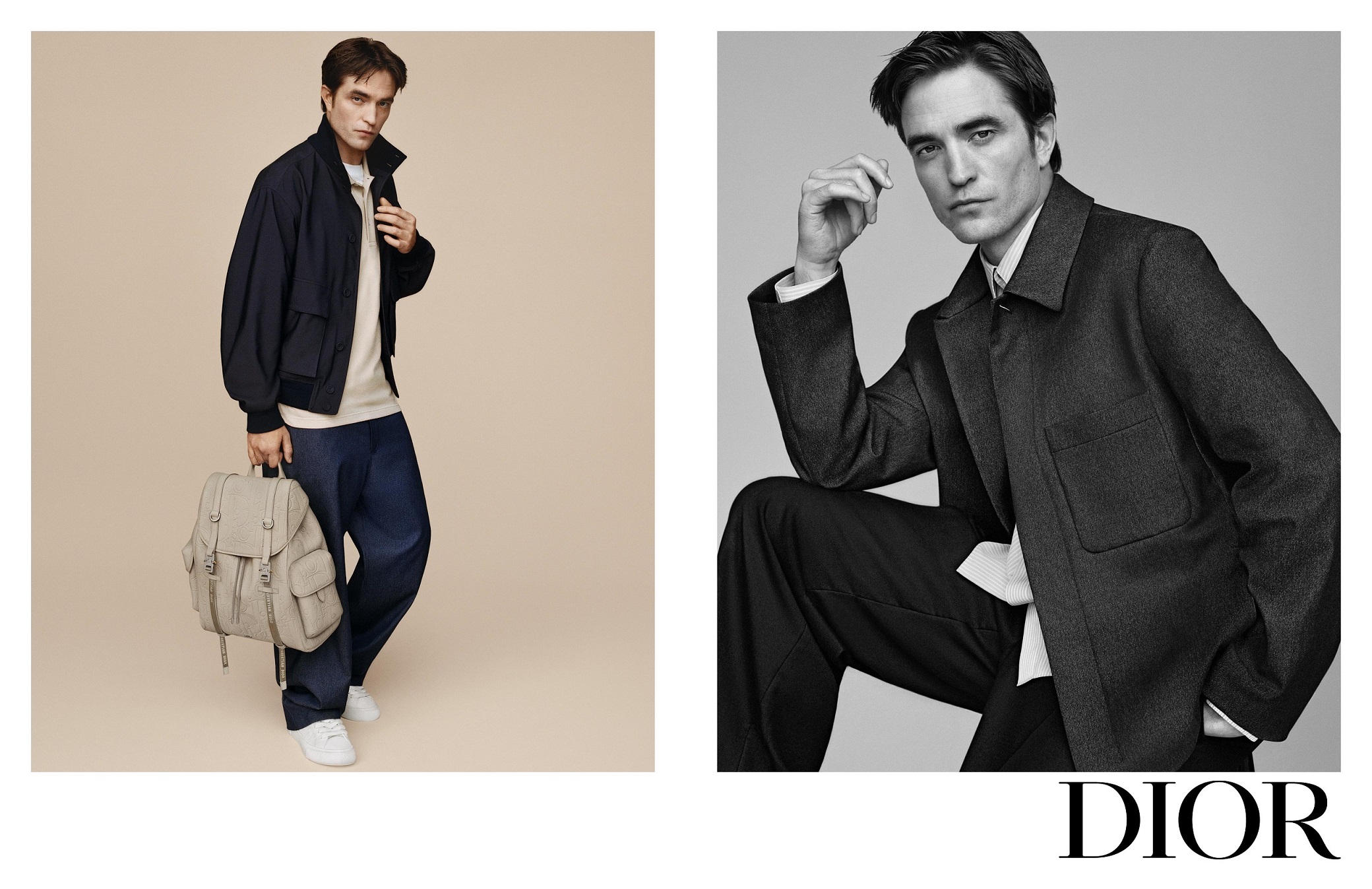 Dior品牌大使Robert Pattinson诠释全新Dior Icons胶囊系列形象广告。图／Dior提供