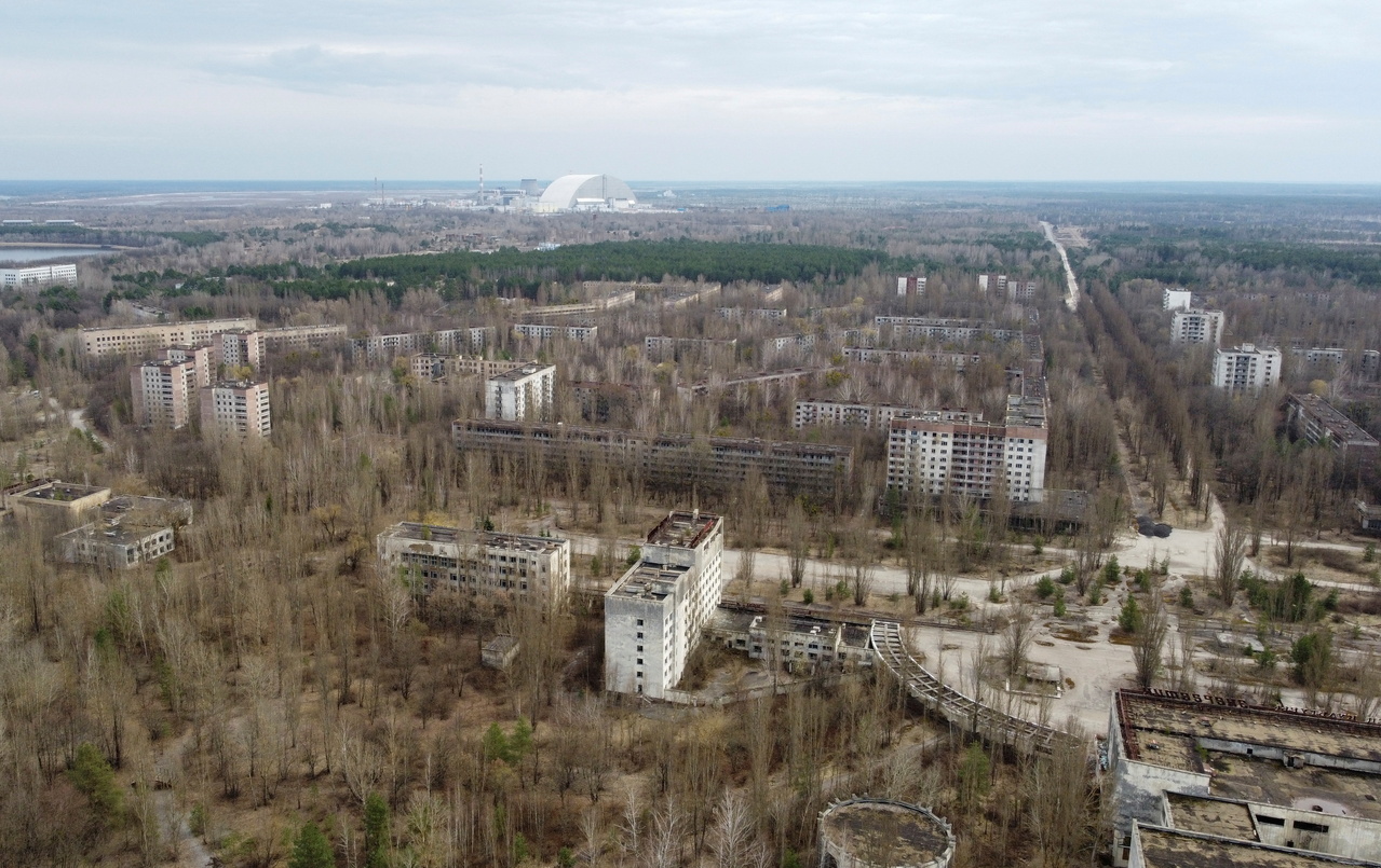 位在乌克兰的车诺比核电厂。路透资料照