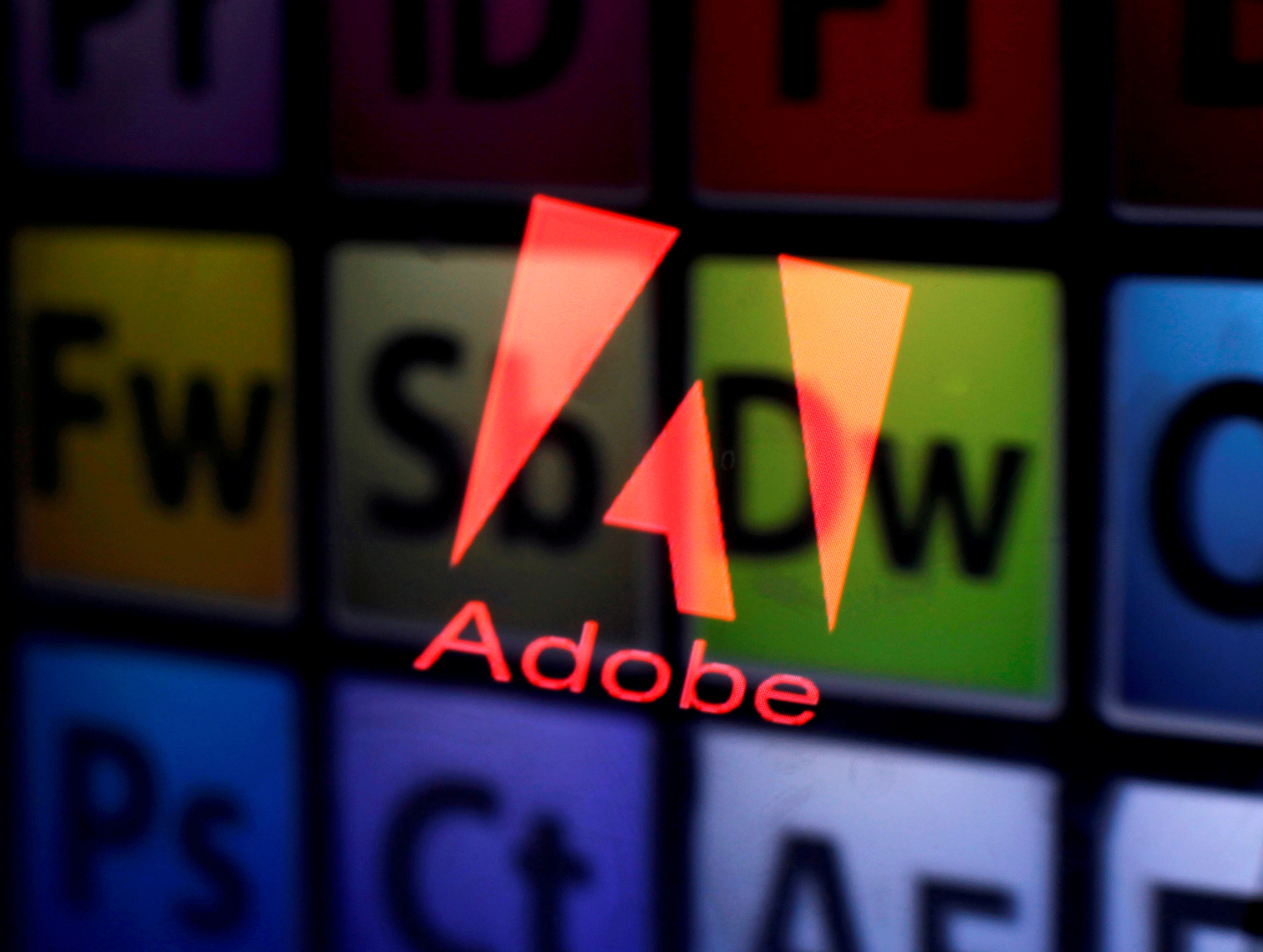 Adobe大买影片，建自家AI模型。（路透）