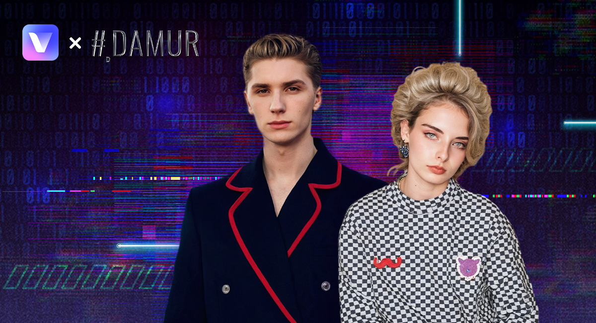 Vivid AI 推出全新「AI换脸」功能，首度联名旅德时装品牌#DAMUR设计风格。讯连／提供