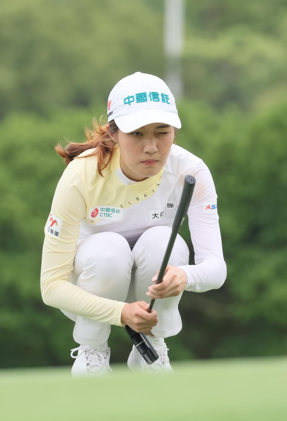 中国信托银行赞助的「中国信托女子高尔夫之星」（CTBC LADY GOLF STARS）丁子云将于「2024中国信托女子公开赛」与108位好手角逐后冠。图／中国信托银行提供