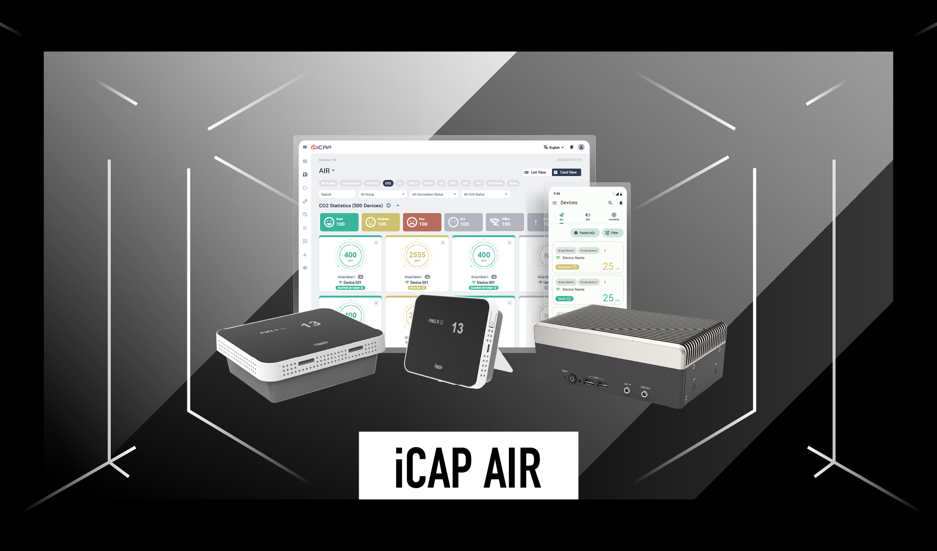 宜鼎今日推出全新「iCAP Air 空气品质管理解决方案」。照片／公司提供。