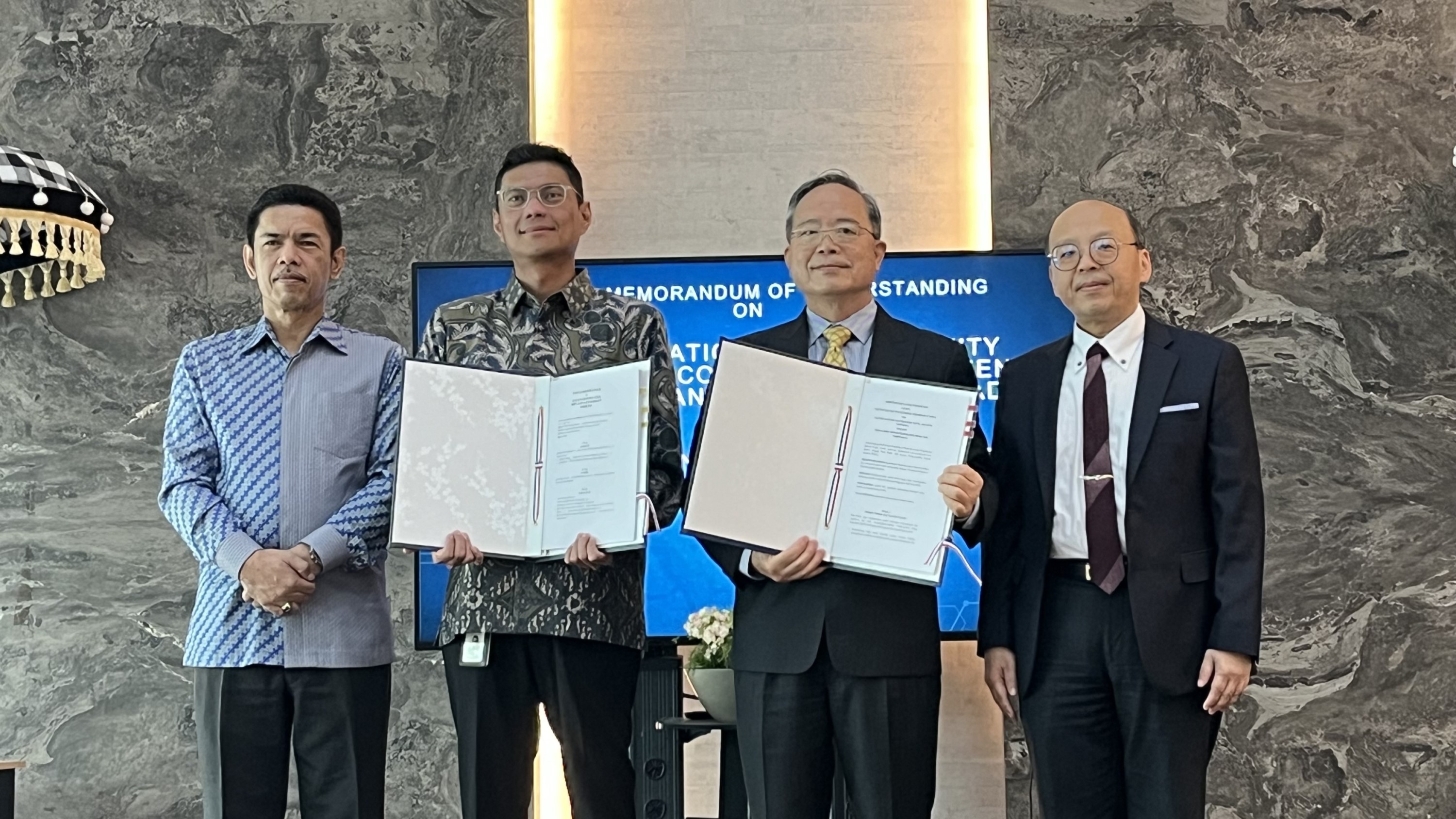 台印尼代表处签署标准及符合性评鉴合作备忘录，促进双方合作。图／经济部提供