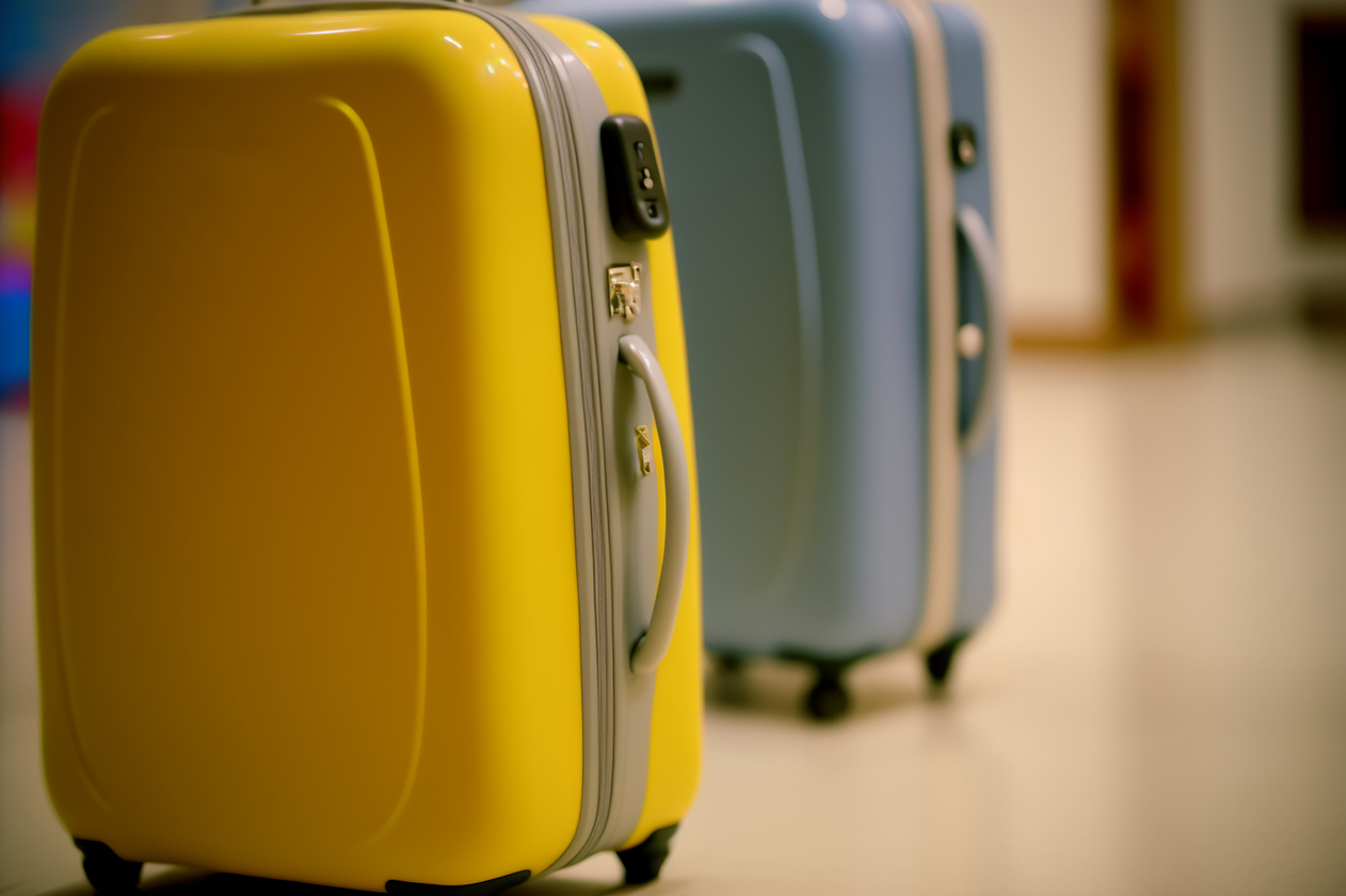 爱蜜莉认为，在行李运输时，硬壳行李箱更有可能会因挤压而导致破损。此为硬壳行李箱示意图，图／Ingimage