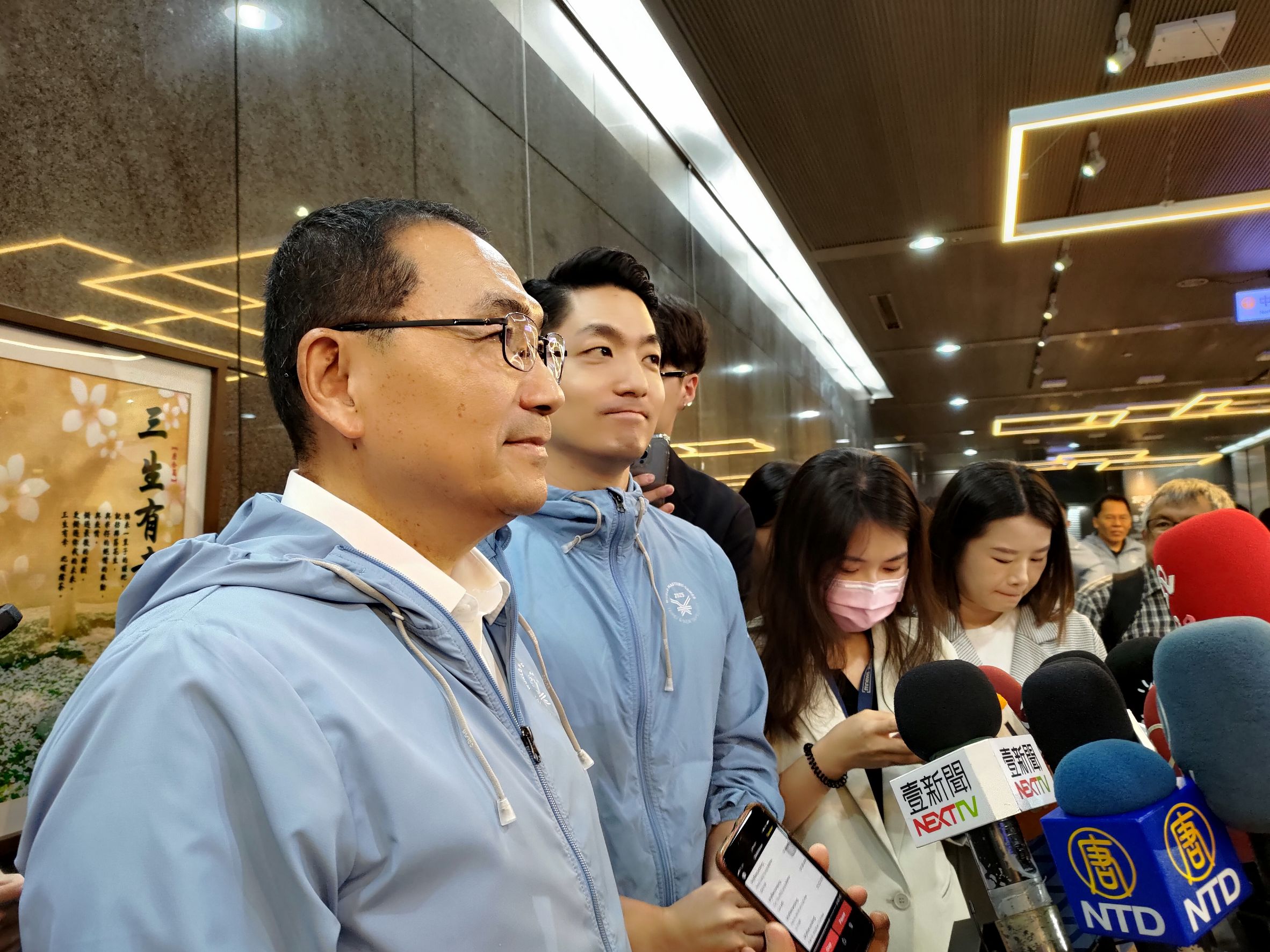 台北市长蒋万安与新北市长侯友宜今天上午出席世壮运吉祥物记者会。记者林丽玉／摄影
