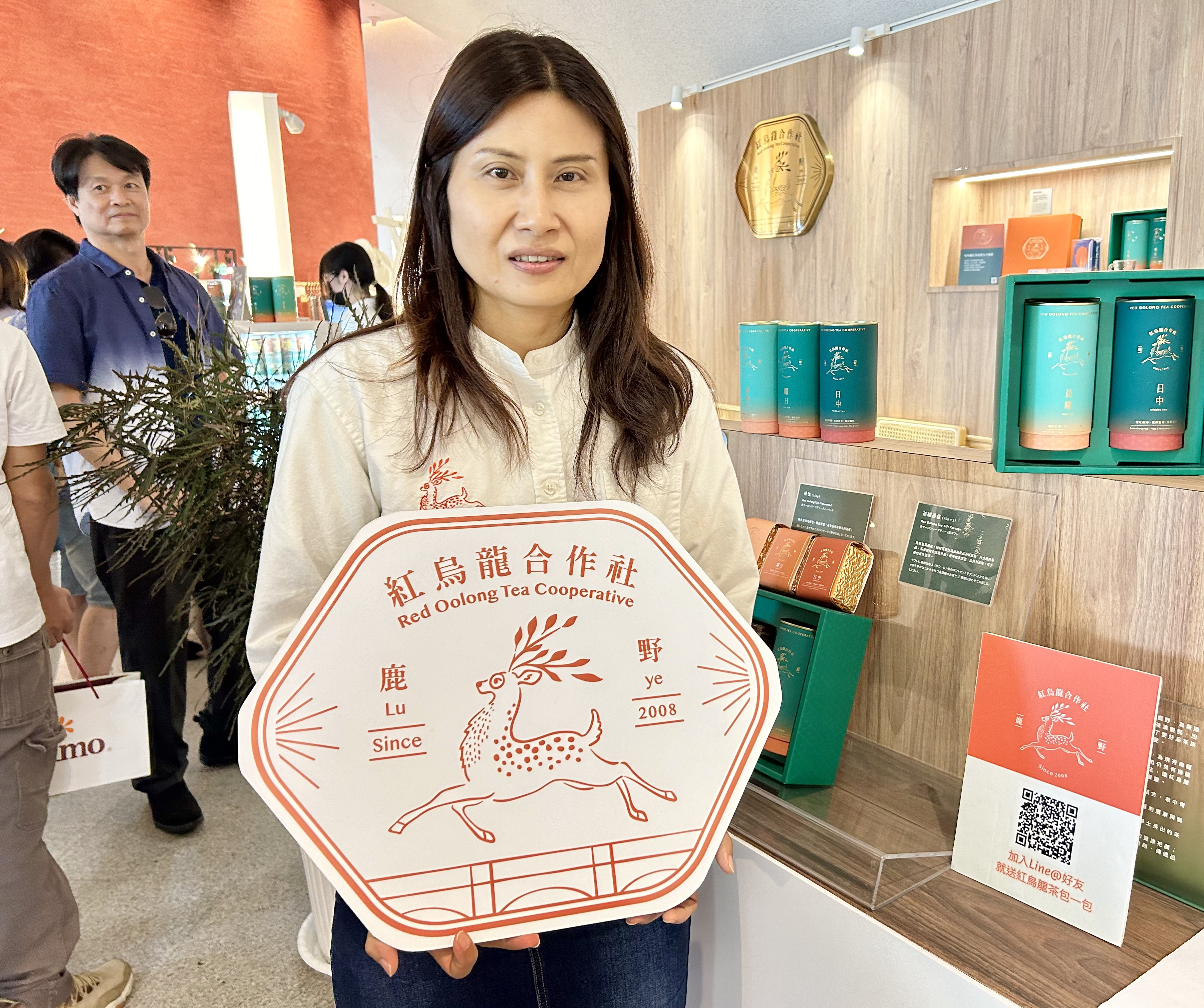 红乌龙合作社理事长钏南雁要把台湾茶的美好带给更多人，在国际舞台发光发热。记者宋健生/摄影