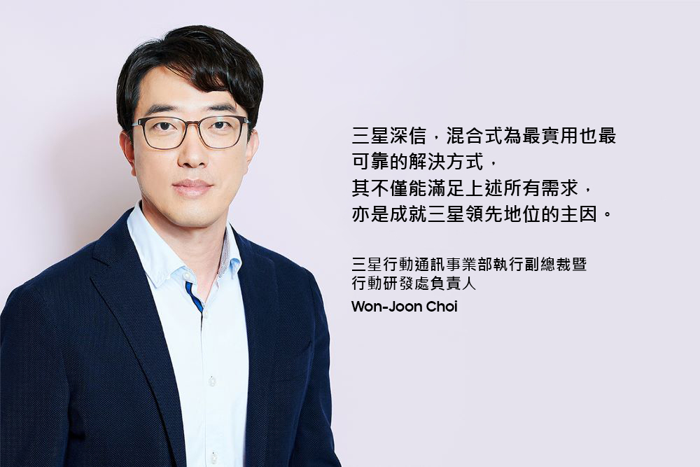 三星行动通讯事业部执行副总裁暨行动研发处负责人Won-Joon Choi。图／台湾三星提供