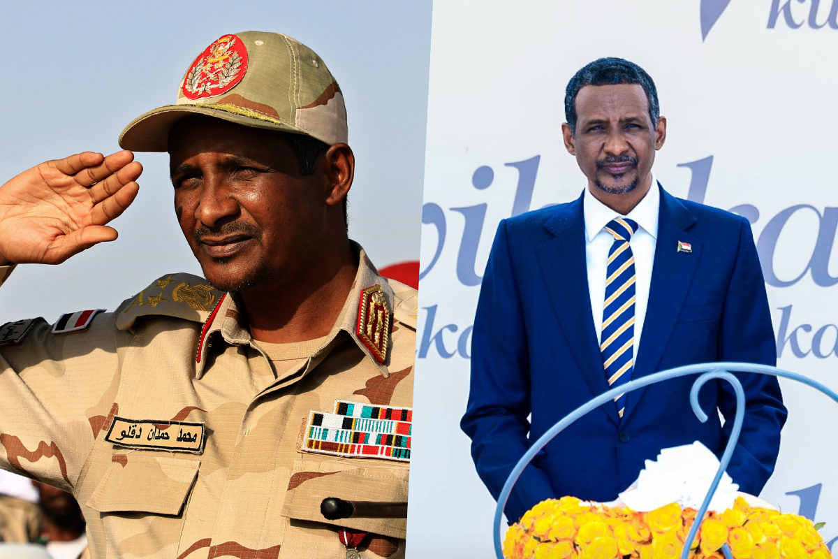 苏丹军阀赫梅蒂（达加洛将军）曾被指控犯下种族灭绝的屠杀，如今却在非洲外交场域如鱼得水。 图／美联社、Mohamed Hamdan Daglo@X