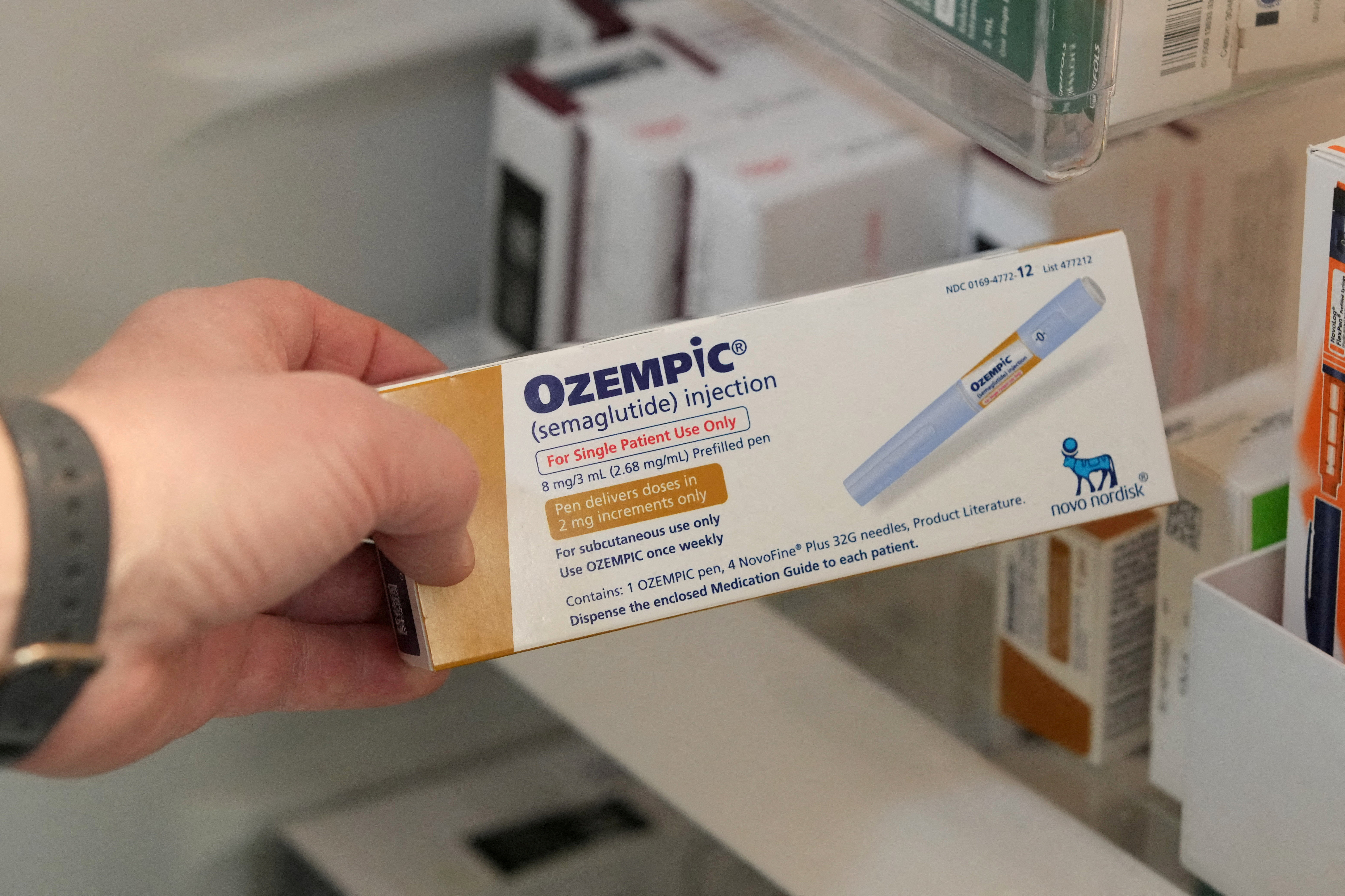 诺和诺德（Novo Nordisk ）出品的糖尿病药Ozempic。  路透