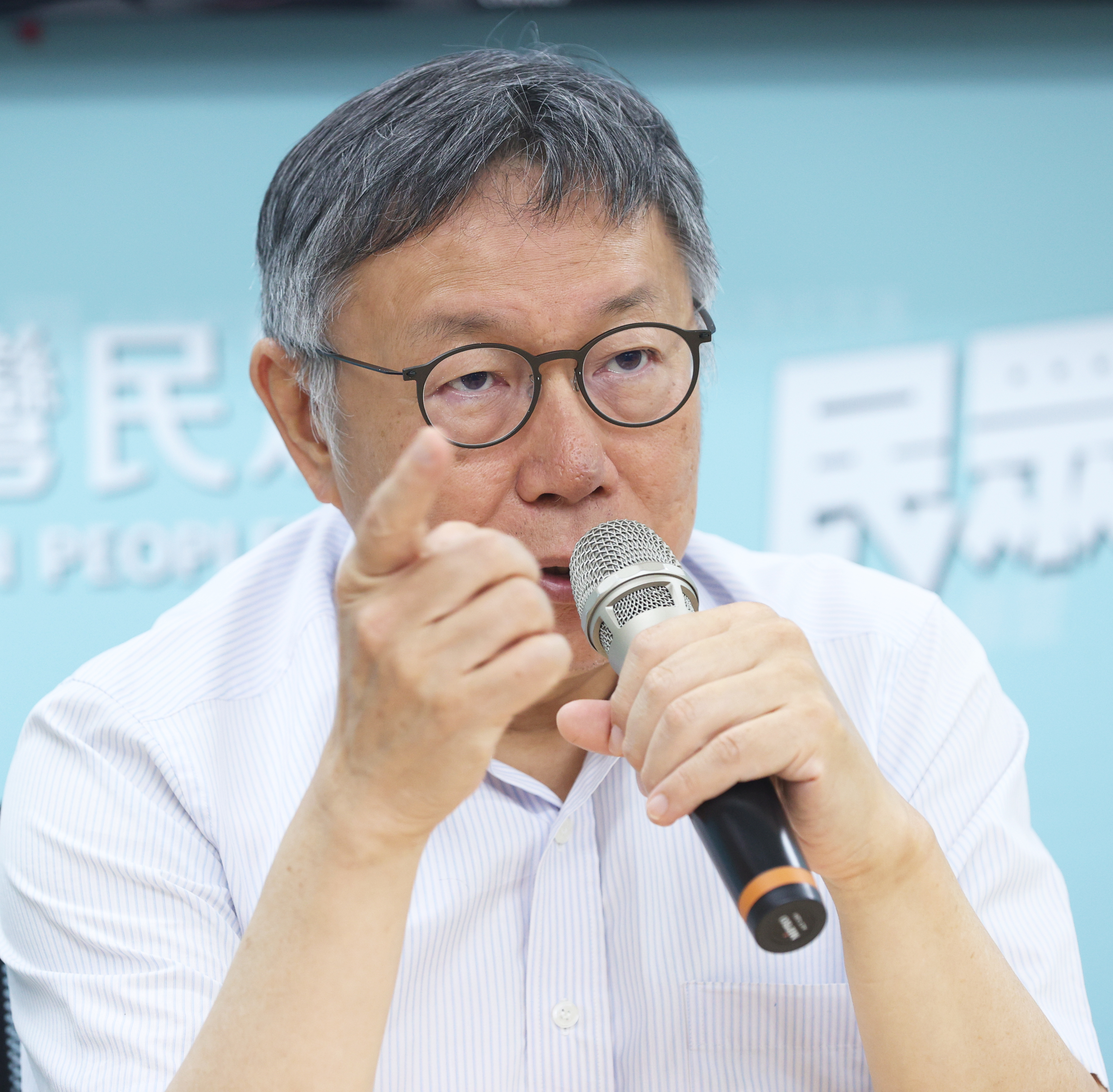 台湾民众党主席柯文哲。图／联合报系资料照片