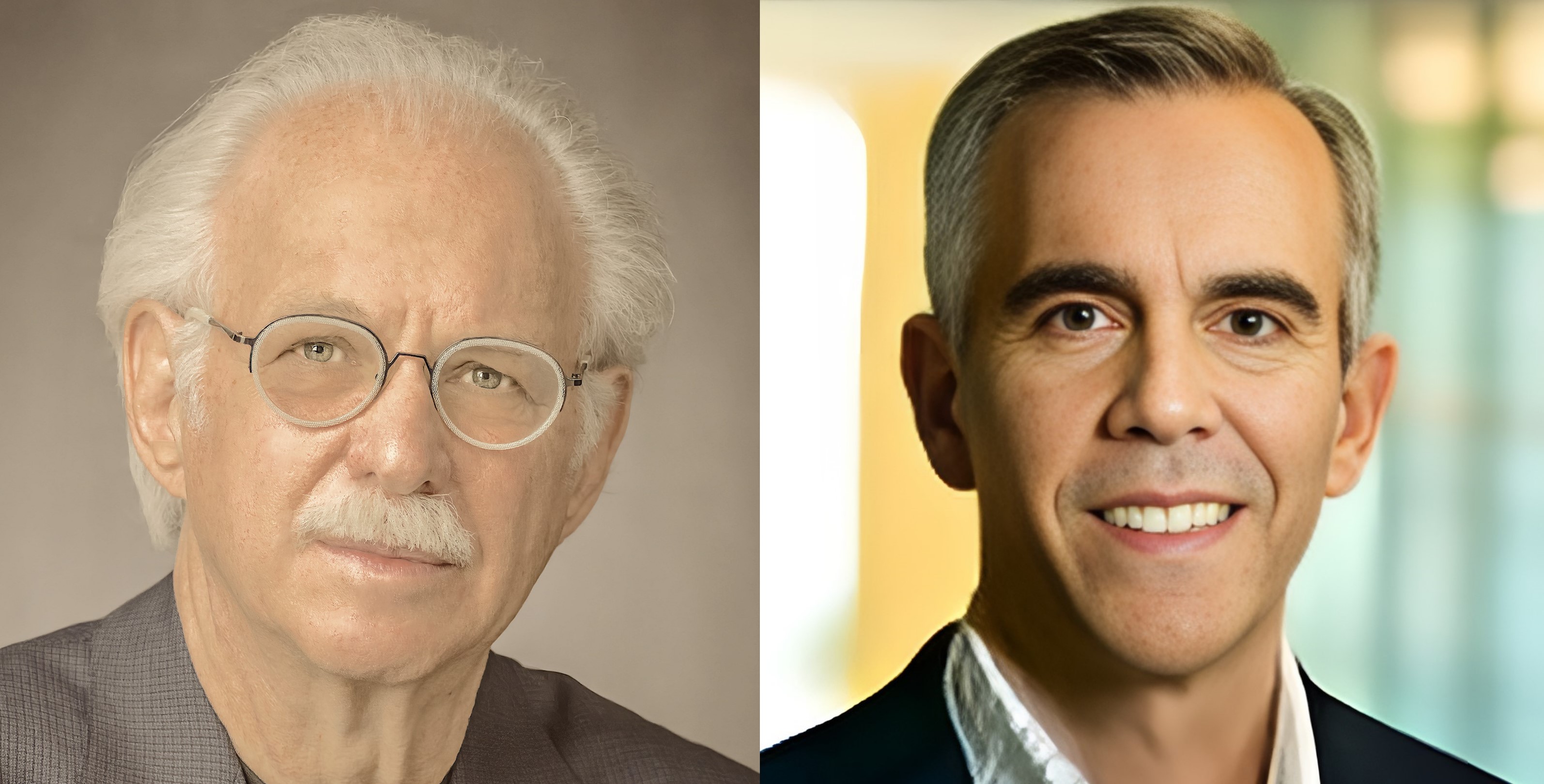 药华药美国子公司新任总经理Robert B. Geller, M.D. （左）和商务主任Fred Paster。药华药／提供