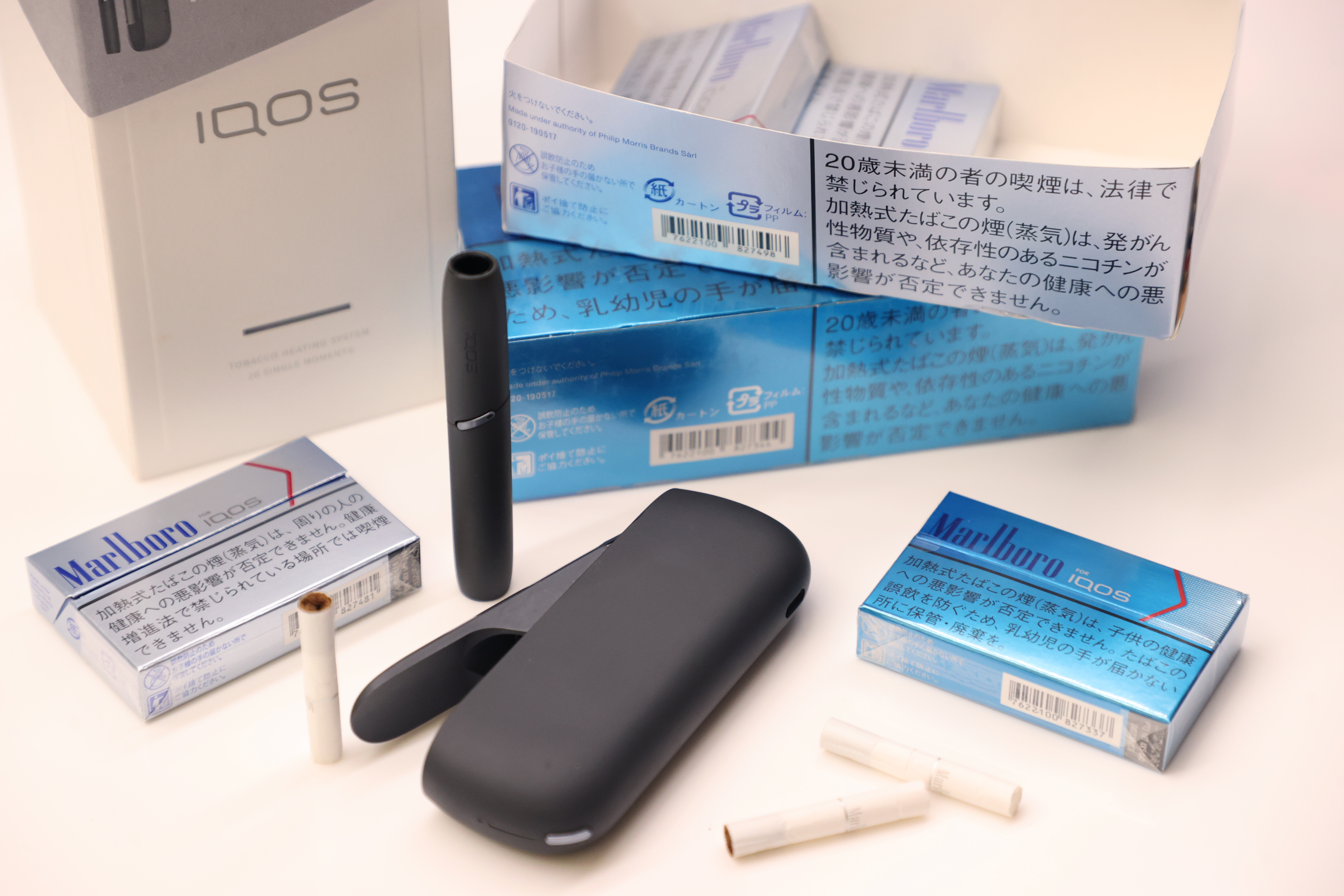 市面上常見的電子煙產品包括Marlboro iQOS、英美煙草公司glo、日本煙草Ploom Tech、韓國煙草與人參公司lil等。