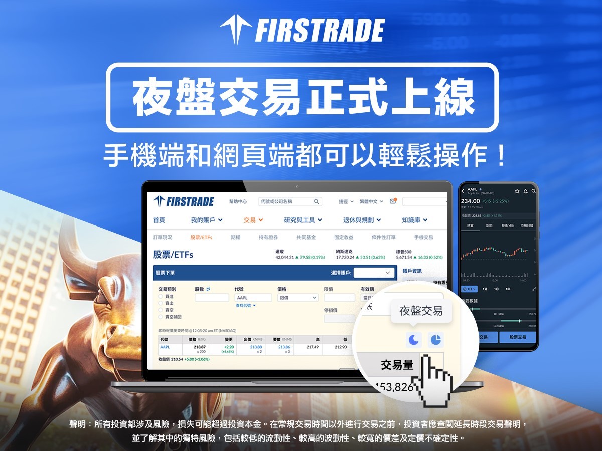 Firstrade 推出夜盤交易服務| 理財輕鬆學| 財經| 世界新聞網