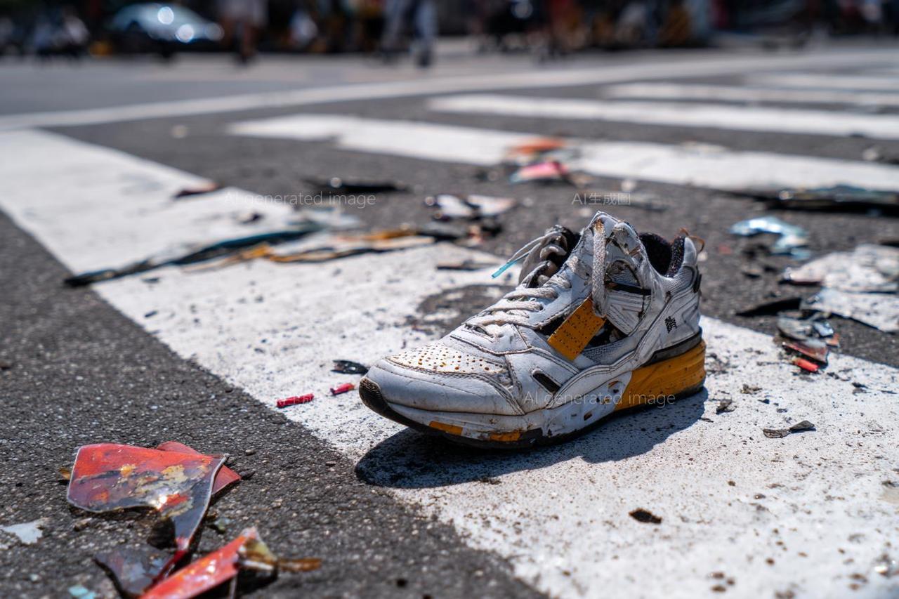 小心被跌 A man in his 80s died after a light passenger vehicle crashed into