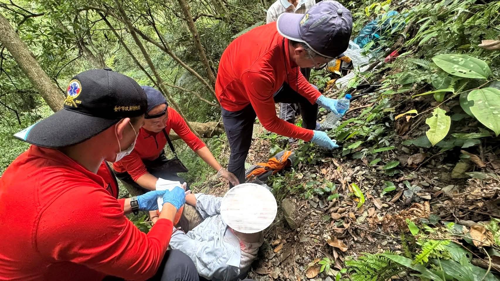 台中市消防局去年统计，台中市山域事故高度集中在和平谷关中级山，其中「谷关七雄」事故比例最高。图／台中市消防局提供