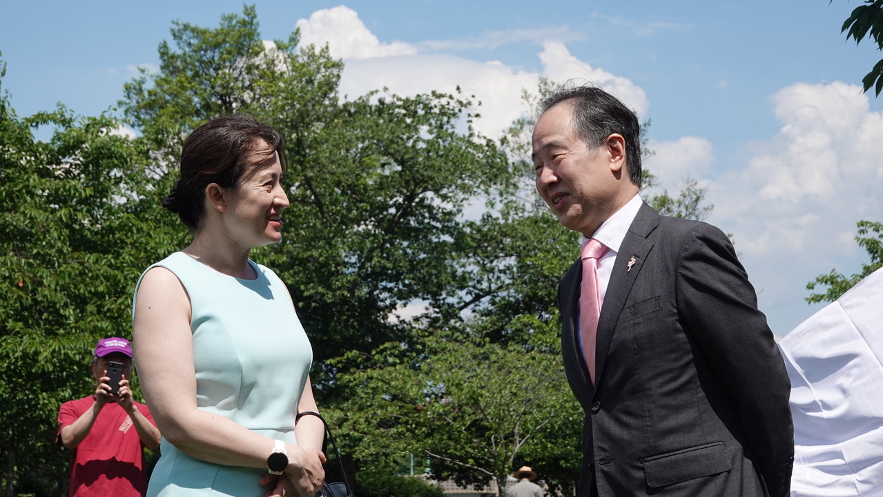 蕭美琴出席日本大使館活動感謝日方捐輸疫苗 焦點即時 焦點 世界新聞網