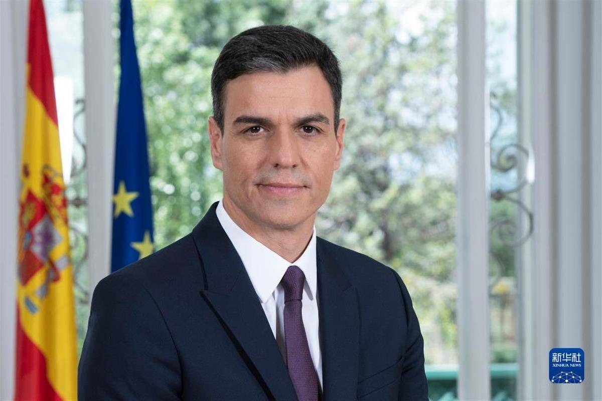 西班牙总理桑杰士（Pedro Sanchez）今天宣布，他决定继续担任该国领导人。（新华社）