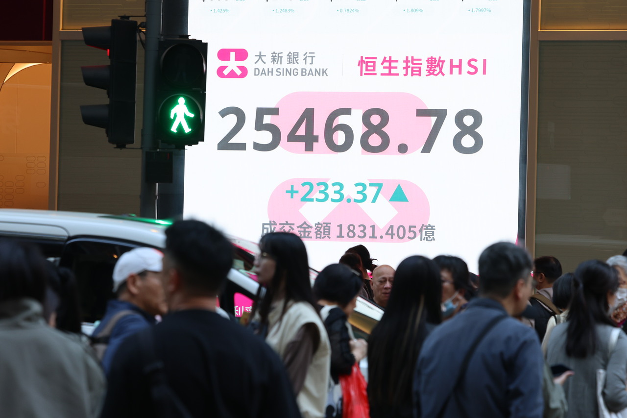 市场对AI憧憬、减息… 恒指今年累升29% 料创8年来最佳| 港澳大小事| 中国| 世界新闻网