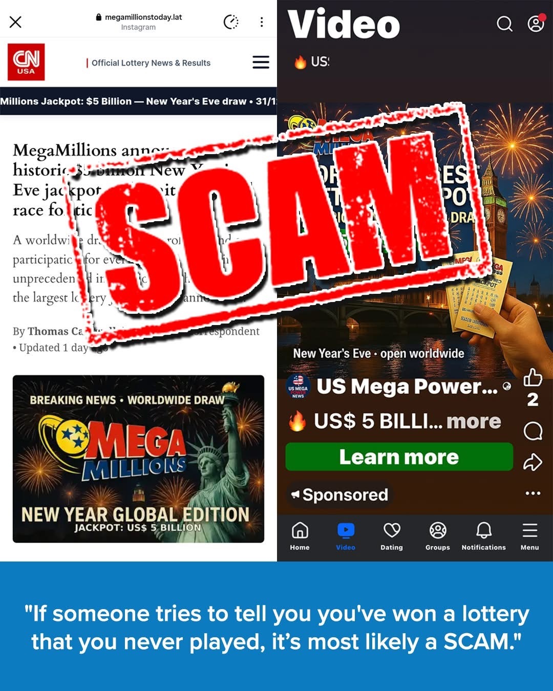 維州樂透局示警：「50億頭獎」兆彩是詐騙不要點擊社群連結| 大華府| 地方| 世界新聞網